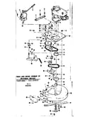 Mower housing and engine