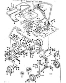 Frame and wheel assembly