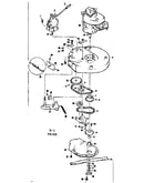 Mower housing and engine