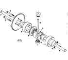 Craftsman 1318260 differential & axle assembly diagram