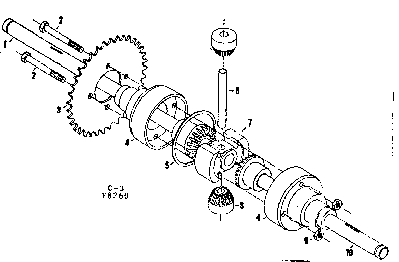 Differential & axle assembly