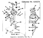 Craftsman 143557072 carburetor diagram