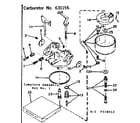 Craftsman 143558012 carburetor diagram