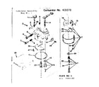 Craftsman 143561102 carburetor no. 631070 diagram