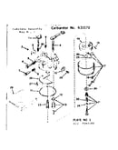 Carburetor no. 631070