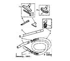 Kenmore 116A4850 attachment parts diagram