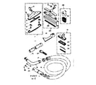 Kenmore A5865 attachment parts diagram