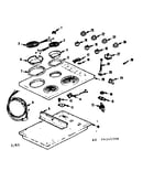 Counter top and element section