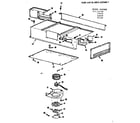 Kenmore 10352700 hood & blower assembly diagram