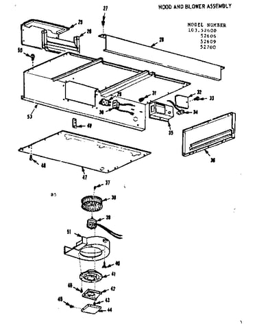 Hood & blower assembly