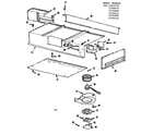 Kenmore 1035276640 hood & blower assembly diagram