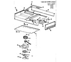 Kenmore 10354700 hood and blower assembly diagram