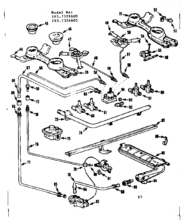 Burner section