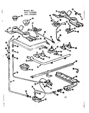 Burner section
