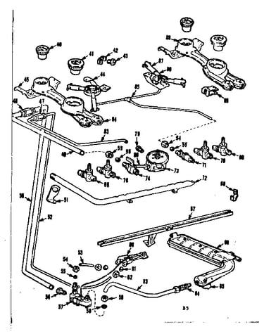 Burner section