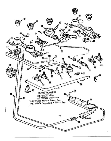 Burner section