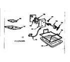 Kenmore 1037395400 opt. fifth burner & oven rotisserie diagram