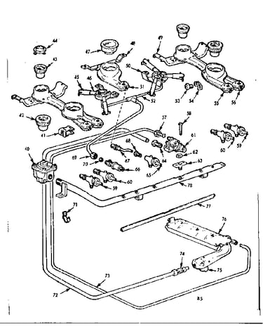 Burner section