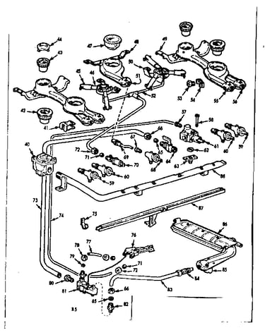 Burner section
