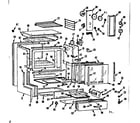 Kenmore 1037725400 body section diagram