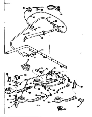 Burner section