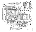 Kenmore 1037745400 body section diagram