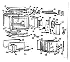 Kenmore 1037765504 eye level oven diagram