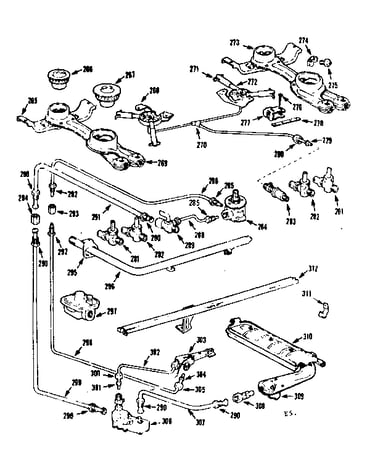 Burner section
