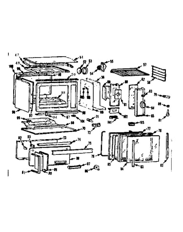 Eye level oven