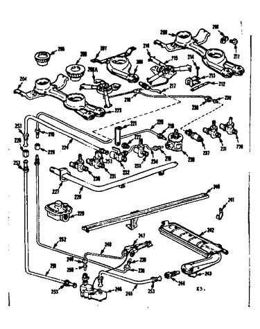 Burner section