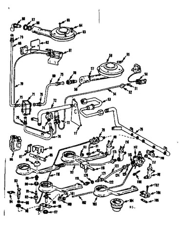 Burner section