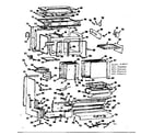 Kenmore 1037966645 body section diagram