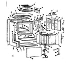 Kenmore 1039016601 body section diagram