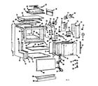 Kenmore 1039016606 body section diagram