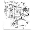Kenmore 1039306600 body section diagram