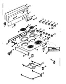 Main top & burner section