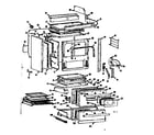 Kenmore 1039466540 body section diagram