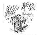 Kenmore 119718400 body section diagram