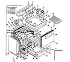 Kenmore 1199296560 body section diagram