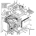 Kenmore 1199296560 body section diagram