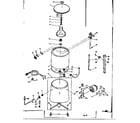 Kenmore 1106501400 machine sub-assembly diagram