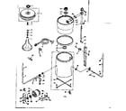 Kenmore 1106502400 machine sub assembly diagram