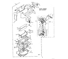 Kenmore 1106502400 wringer & wringer gear case assembly diagram