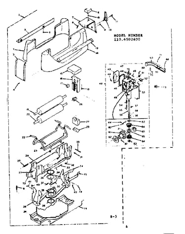 Wringer & wringer gear case assembly