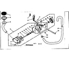 Kenmore 1106502400 pump and pump parts diagram