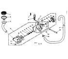 Kenmore 1106502410 pump and pump parts diagram