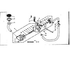 Kenmore 1106502600 pump and pump parts diagram