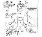 Kenmore 1106502610 sub-assembly diagram