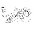Kenmore 1106502610 pump and pump parts diagram