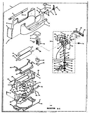 Wringer gear case